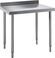 TABLE AVEC DOSSERET ARRIÈRE 120 CM