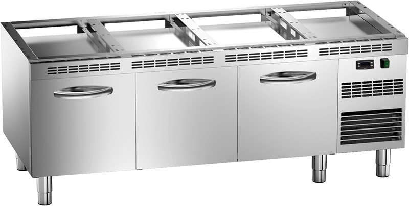 BANQUE RÉFRIGÉRÉE -2°C ÷ +10°C - 3 GRANDS TIROIRS