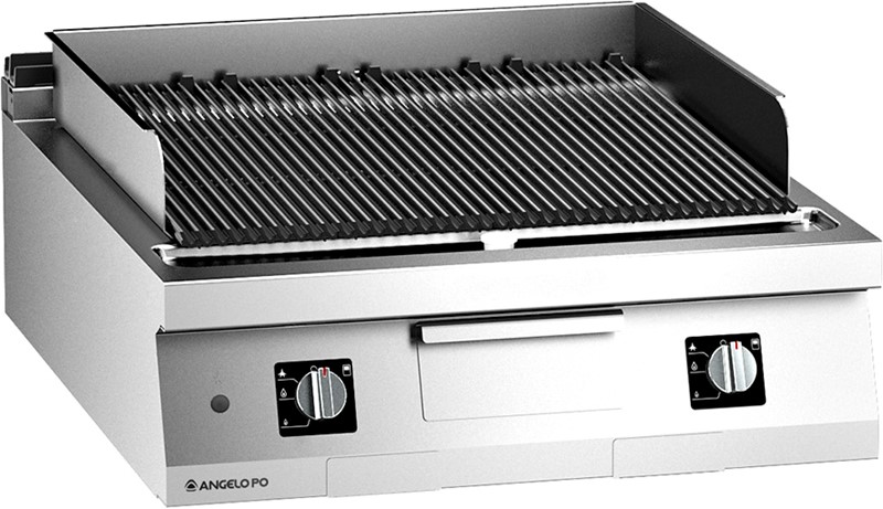 GRILLADE GAZ A PIERRES CERAMIQUE