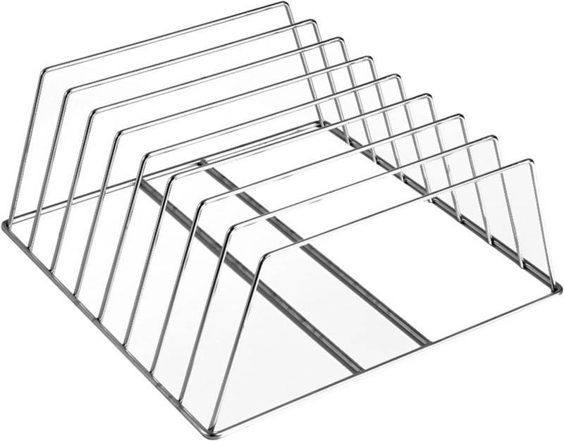 INSERT INOX POUR 8 PLATEAUX H 4 CM