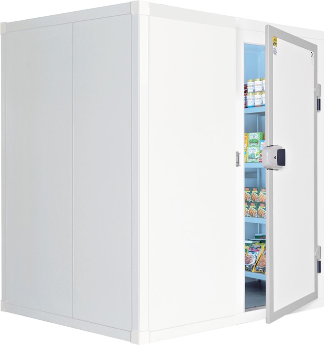 CHAMBRE FROIDE, ÉPAISSEUR DU PANNEAU 6 CM, HAUTEUR INTERIEURE 203 CM, 14 MC