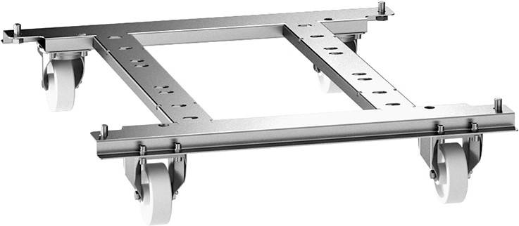 CHASSIS AVEC ROULETTES POUR ÉLÉMENTS CM 80