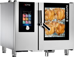 FOUR MIXTE ACT.O POUR CUISSON VOLAILLE ÉLECTRIQUE AVEC DOSEUR POUR LAVAGE AUTOMATIQUE