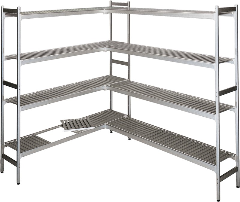 RAYONNAGE COMPLET POUR CHAMBRE FROIDE 2 CÔTÉS 123x123 CM