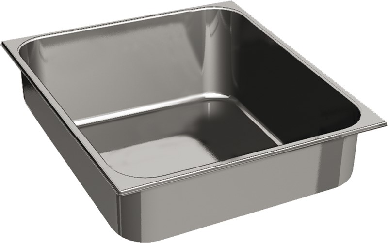 BAC INOX GN 2/3, HAUTEUR 2 CM