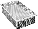 BAC PERFORÉ INOX GN 1/1, HAUTEUR 10 CM AVEC POIGNÉES