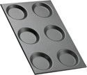 PLATEAU GN 1/1 ANTIADHÉSIF 6 MOULES